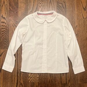 French Toast White Button Down Girls Shirt
